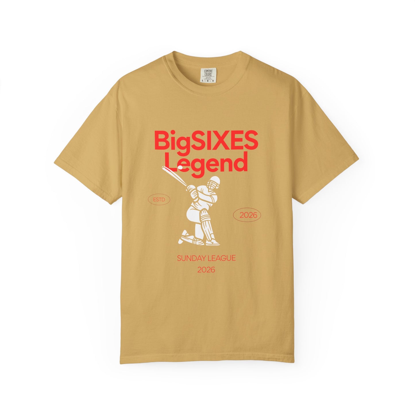 Big Sixes Legend T-Shirt | 2000s Cricket Power Hitter Tee | Odyssey Camp & Co.