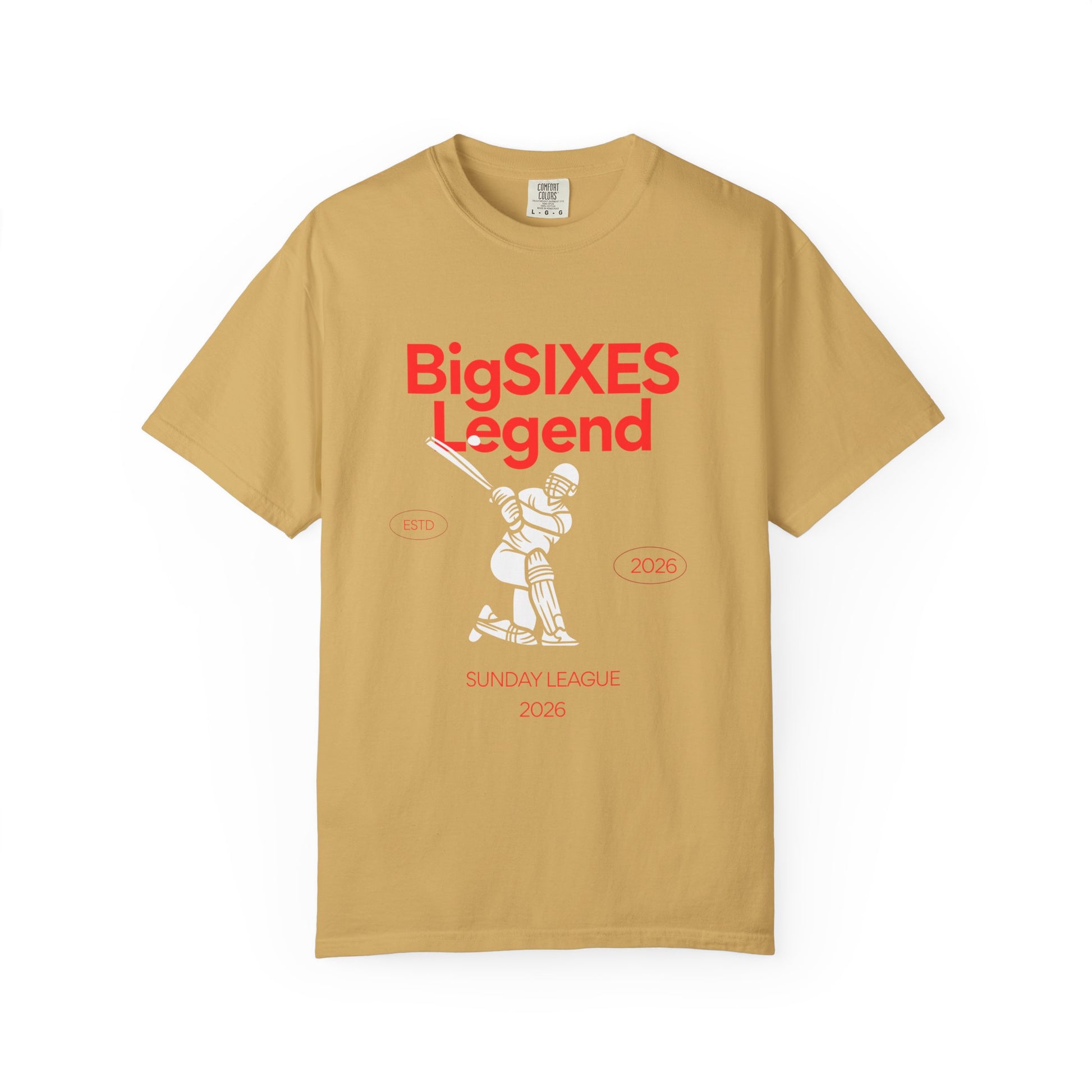 Big Sixes Legend T-Shirt | 2000s Cricket Power Hitter Tee | Odyssey Camp & Co.