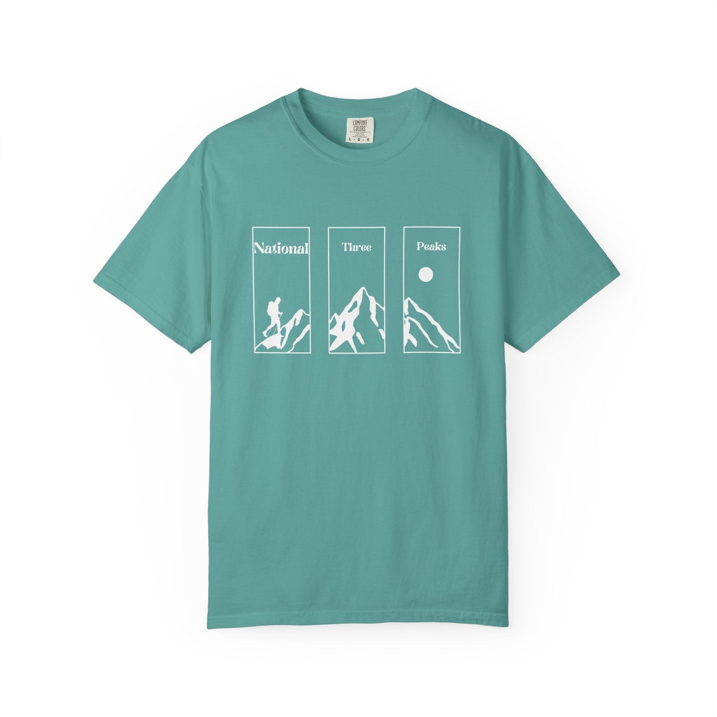 National Three Peaks T-Shirt | Challenge Gift | outdoor lifestyle t-shirt | camping gift | Odyssey Camp & Co.