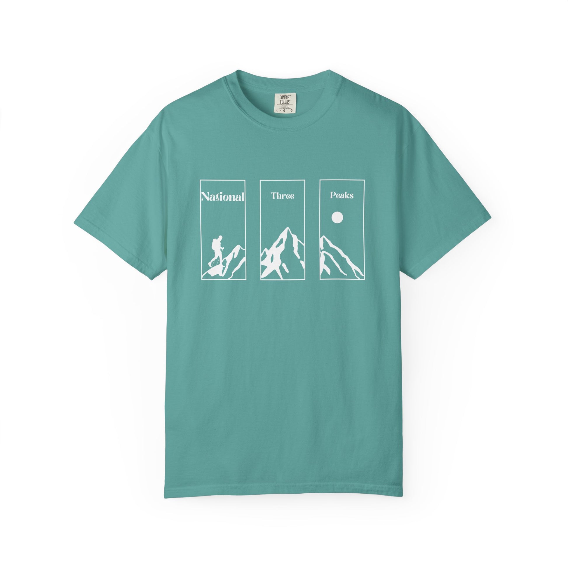 National Three Peaks T-Shirt | Challenge Gift | outdoor lifestyle t-shirt | camping gift | Odyssey Camp & Co.