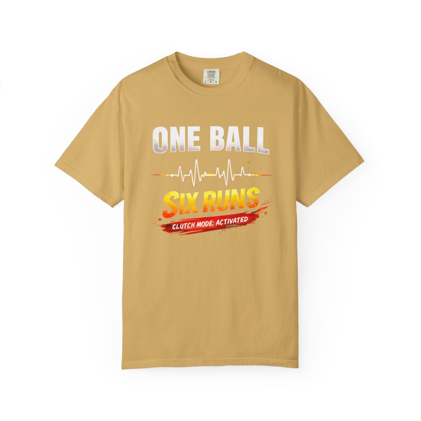 One Ball Six Runs T-Shirt | Clutch Mode Cricket Tee | Odyssey Camp & Co.