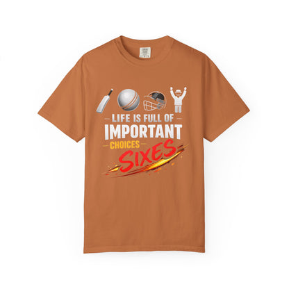 Life Is Full of Important Choices | Casual Cricket Tee | Odyssey Camp & Co.
