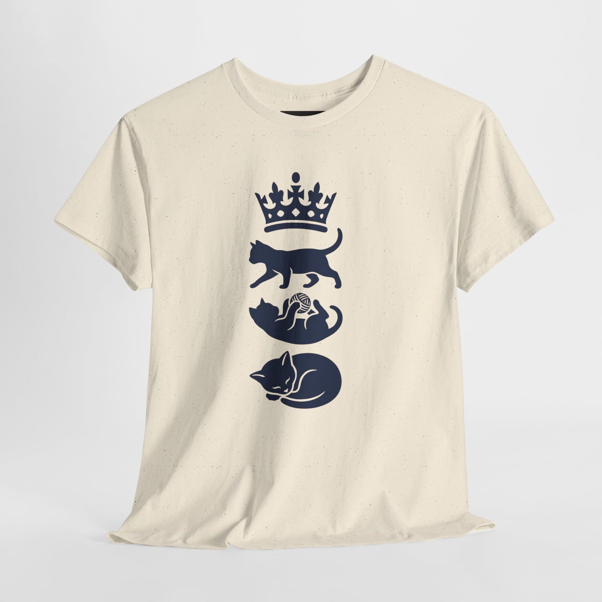 Three Cats Cricket Tee | garment-dyed cricket t-shirt | cricket fan gift | Odyssey Camp & Co.