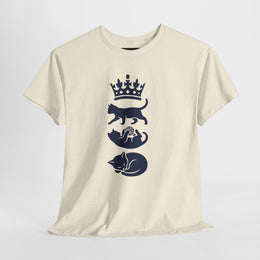 Three Cats Cricket Tee | garment-dyed cricket t-shirt | cricket fan gift | Odyssey Camp & Co.