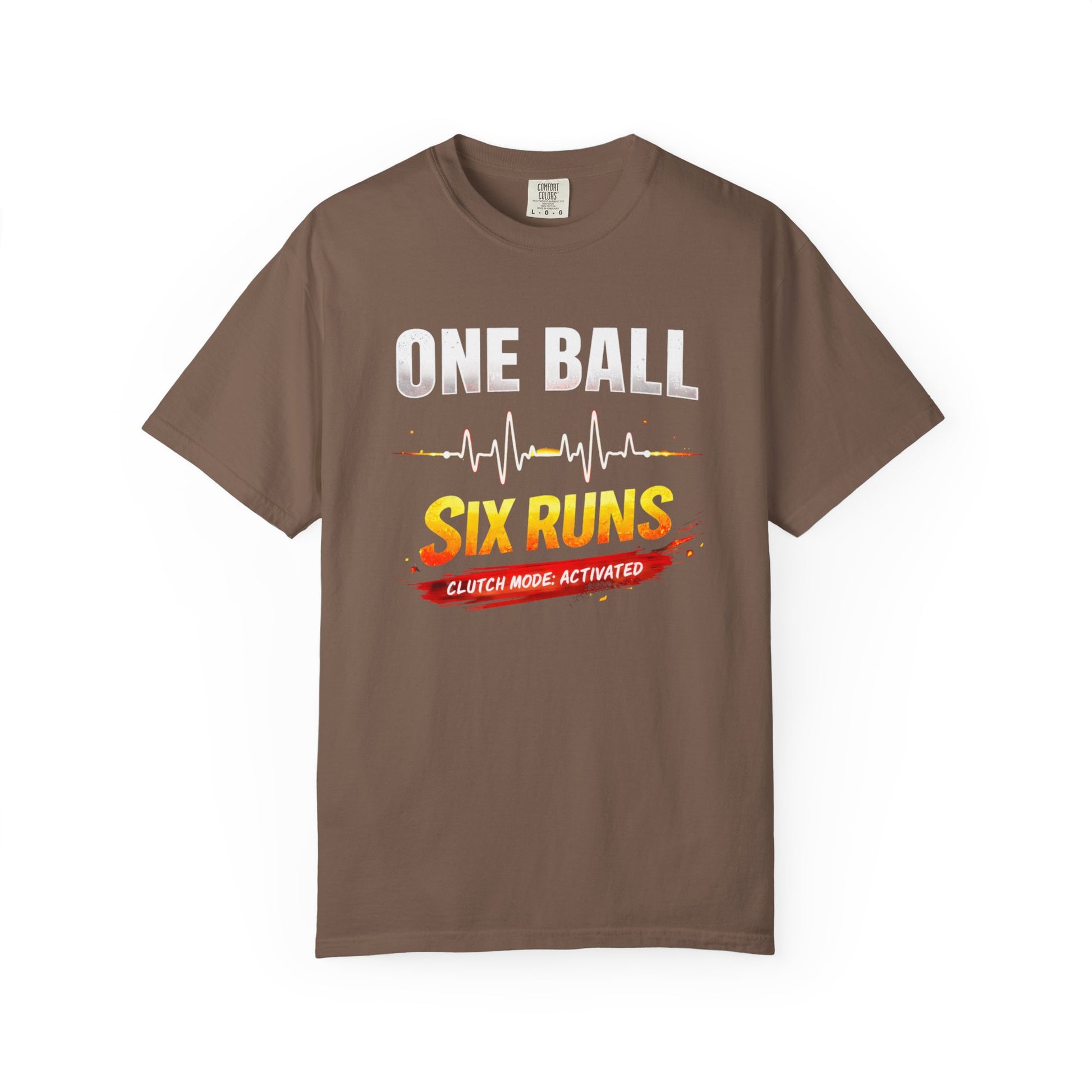 One Ball Six Runs T-Shirt | Clutch Mode Cricket Tee | Odyssey Camp & Co.