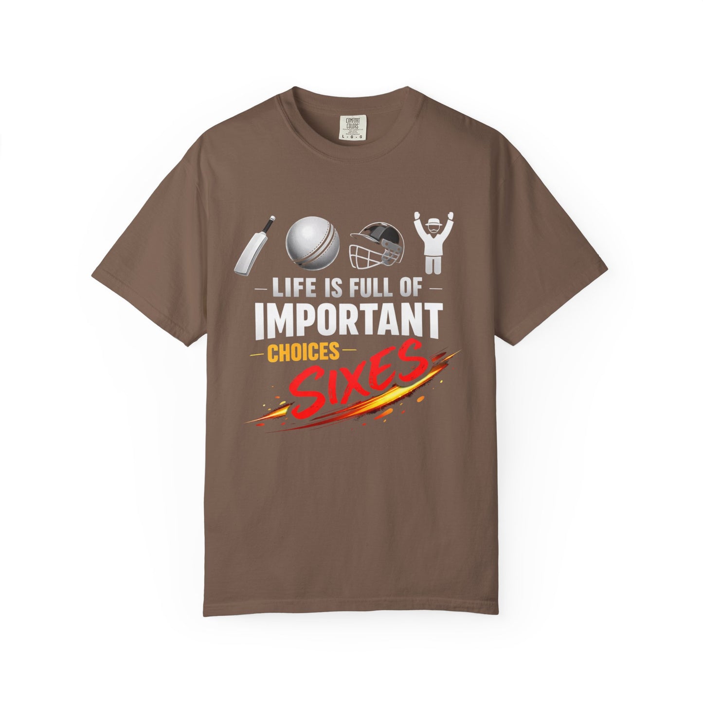 Life Is Full of Important Choices | Casual Cricket Tee | Odyssey Camp & Co.