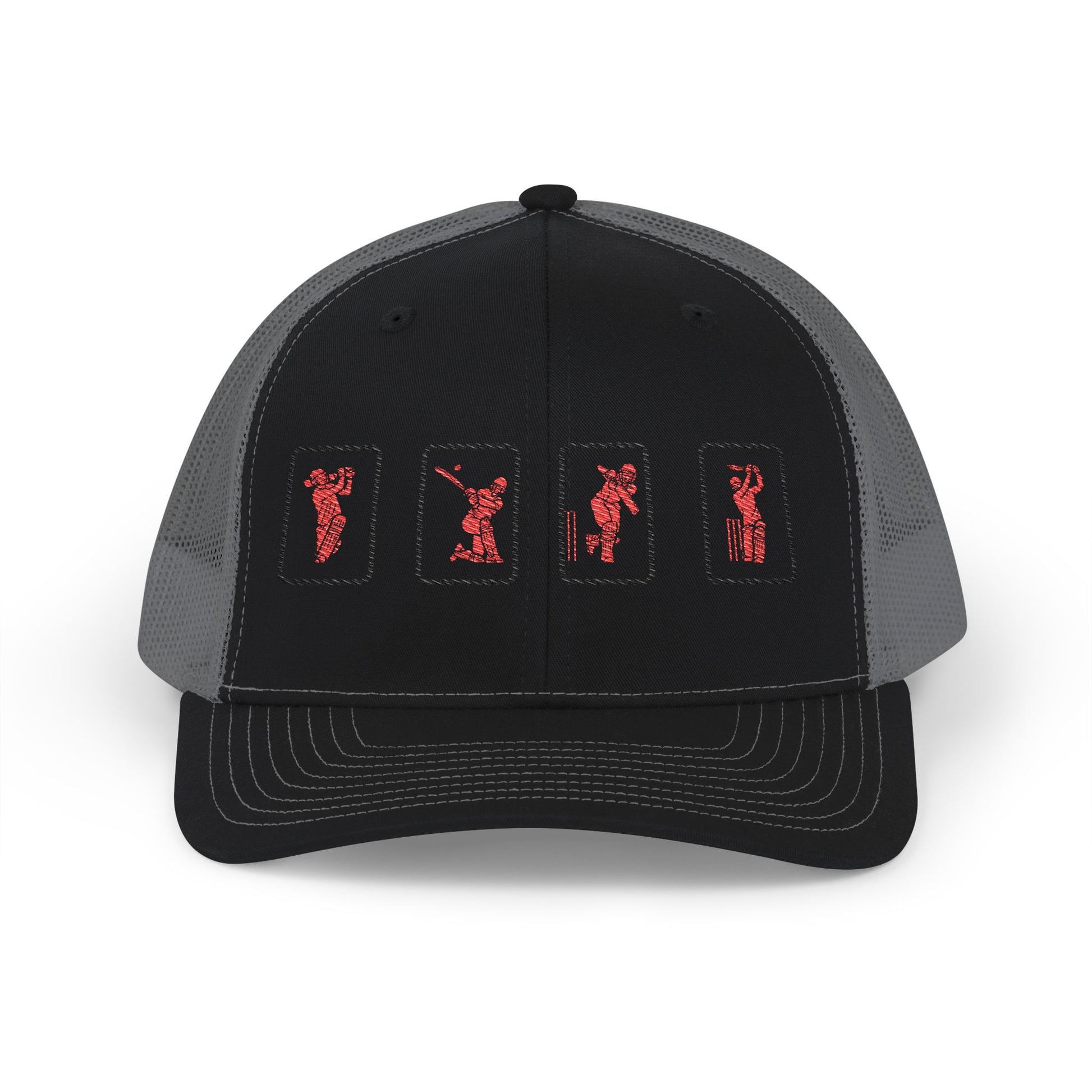 Success Formula Embroidered Red Cricket Panels Snapback | Odyssey Camp & Co.