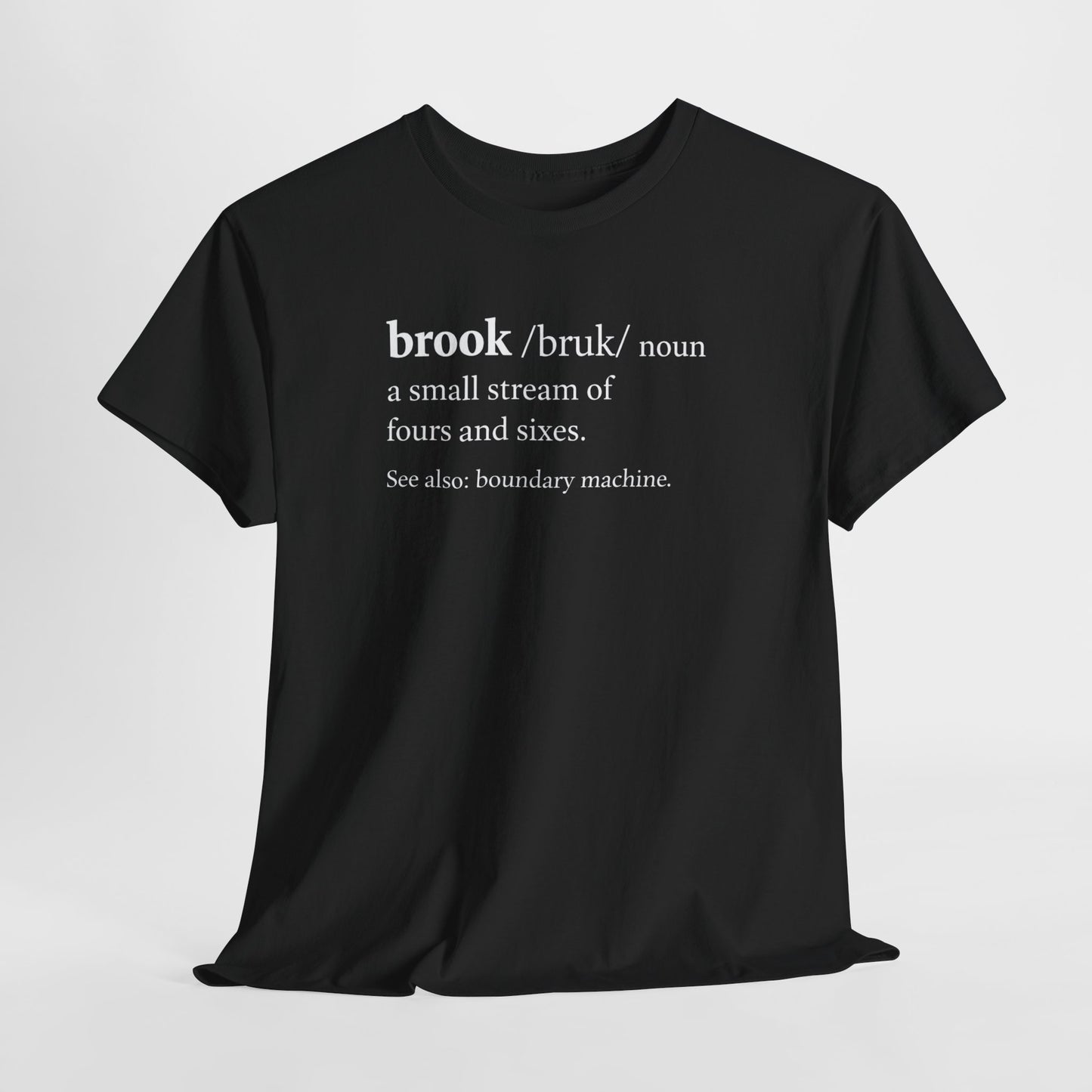 Brook Boundary Machine Dictionary T-Shirt black
