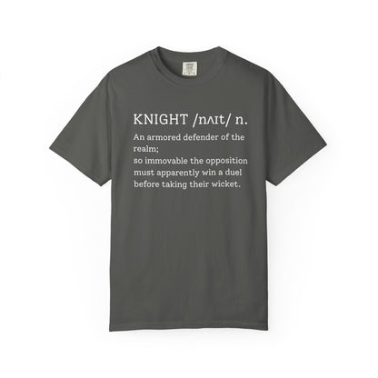 KNIGHT Cricket Dictionary T-Shirt | Odyssey Camp & Co.