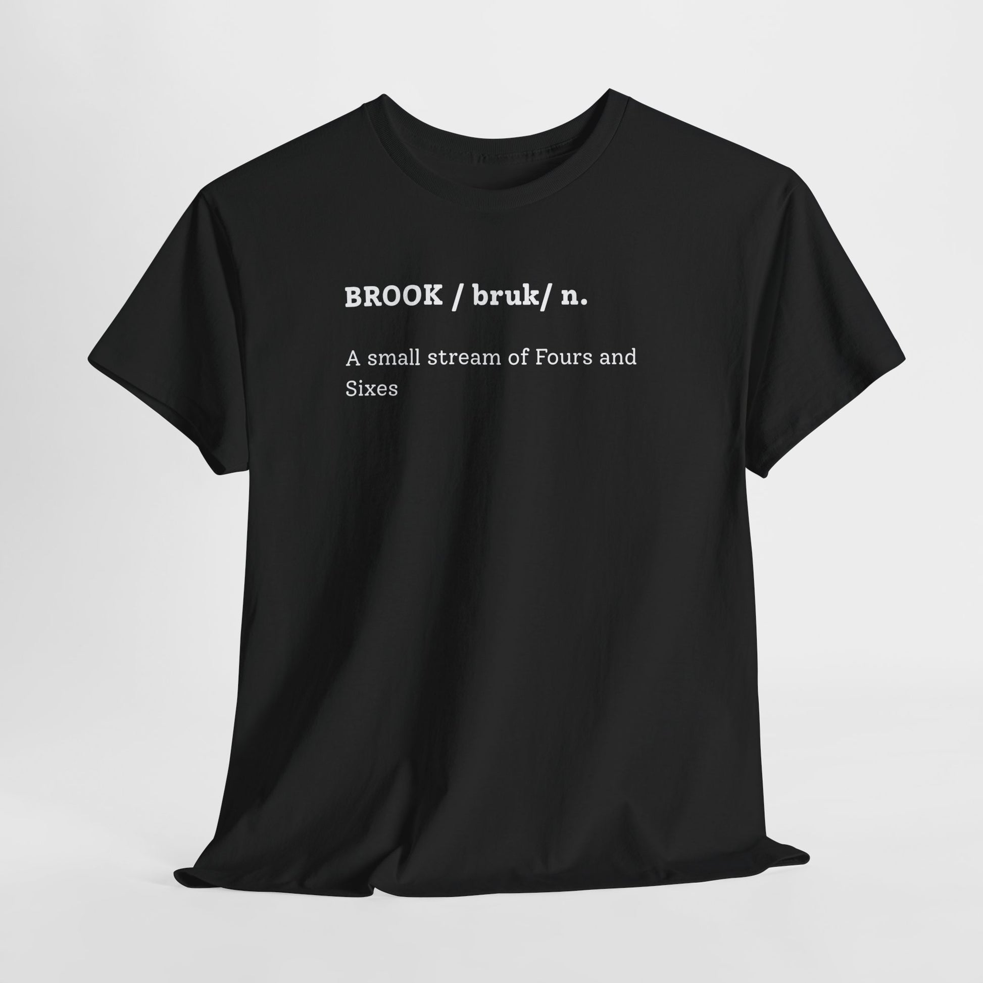 BROOK Cricket Dictionary T-Shirt | Odyssey Camp & Co.