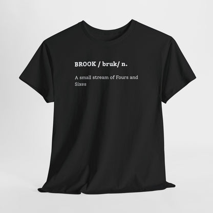 BROOK Cricket Dictionary T-Shirt | Odyssey Camp & Co.