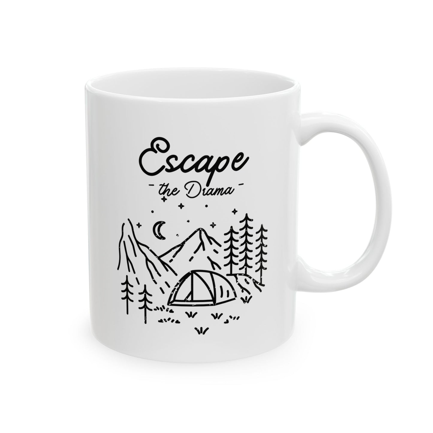 Escape the Drama Coffee Mug | Odyssey Camp & Co.