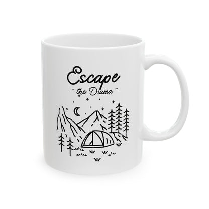 Escape the Drama Coffee Mug | Odyssey Camp & Co.