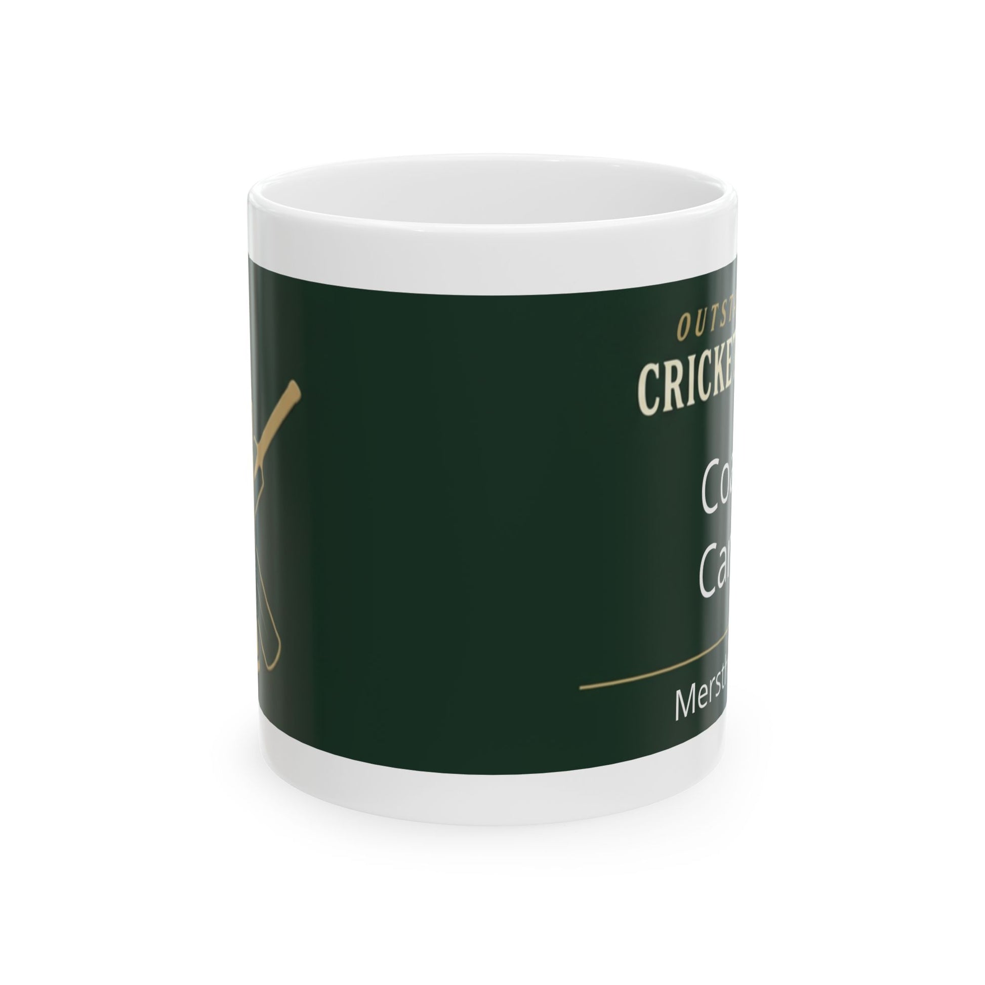 Personalised Cricket Coach Ceramic Mug | Cricket Coach Gift | Odyssey Camp & Co.