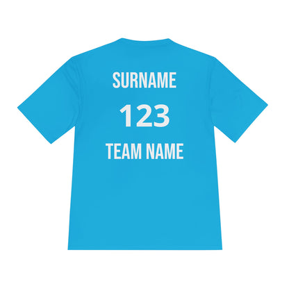 Personalized Team Supporter Tee | Custom Name, Team & Number Shirt