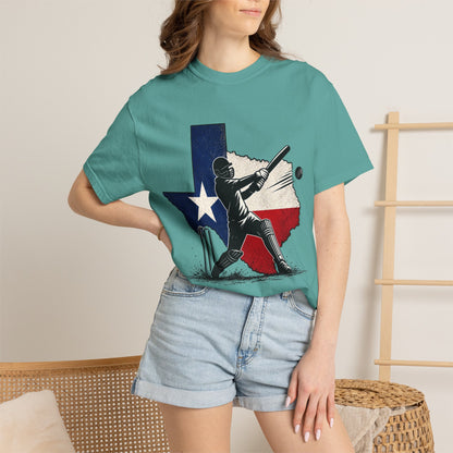 Folded tee colour detail | Texas Cricket T-Shirt | Odyssey Camp & Co.