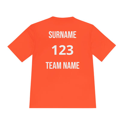 Personalized Team Supporter Tee | Custom Name, Team & Number Shirt