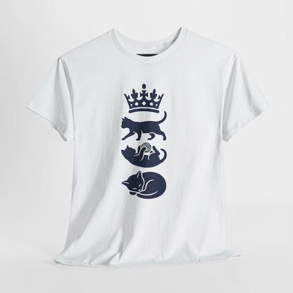 Three Cats Cricket Tee | white | Odyssey Camp & Co.