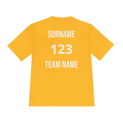 Personalized Team Supporter Tee | Custom Name, Team & Number Shirt