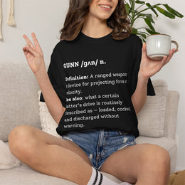GUNN Cricket Dictionary T-Shirt | funny cricket gift | garment-dyed tee | Odyssey Camp & Co.