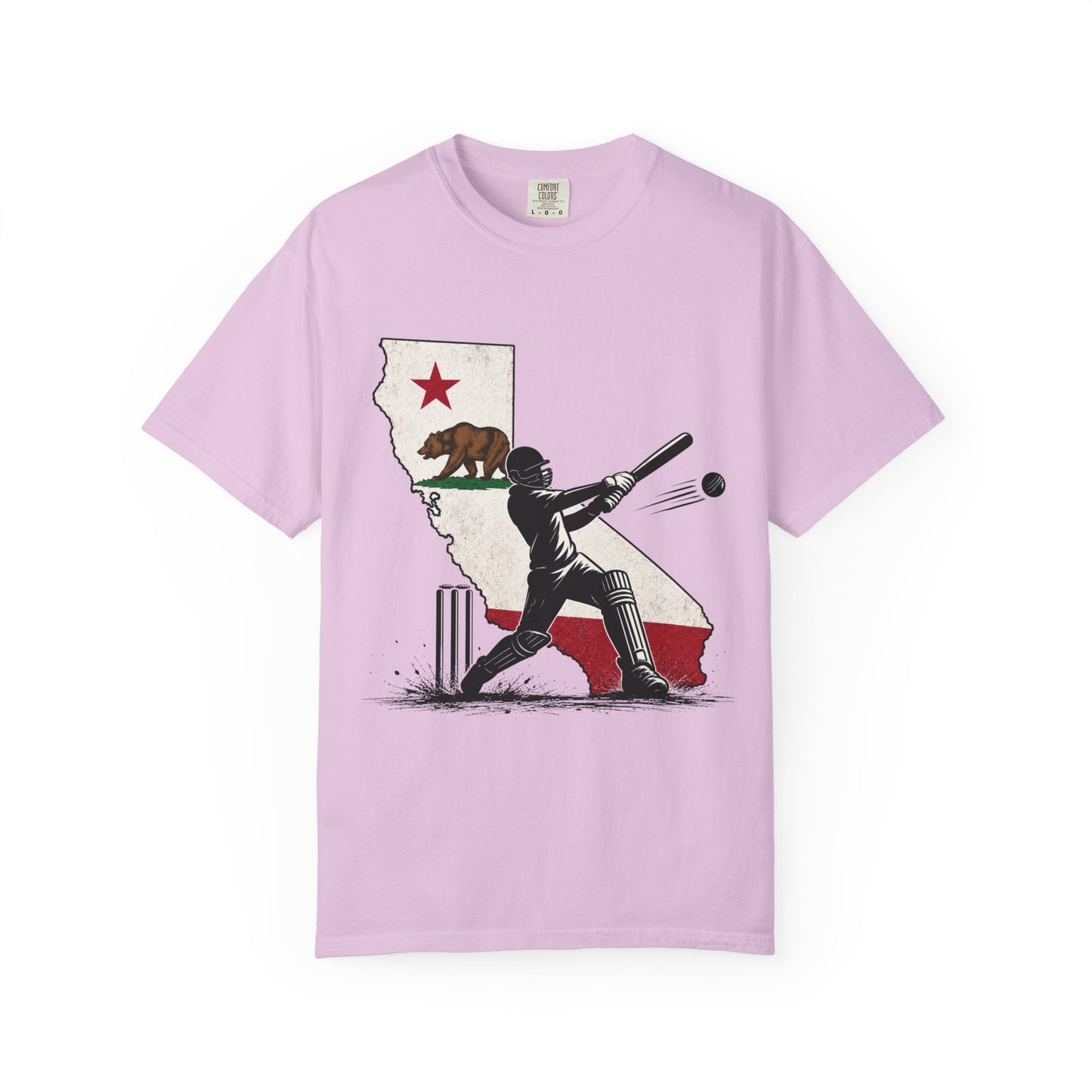 Flat lay cotton tee | California Cricket T-Shirt | Odyssey Camp & Co.