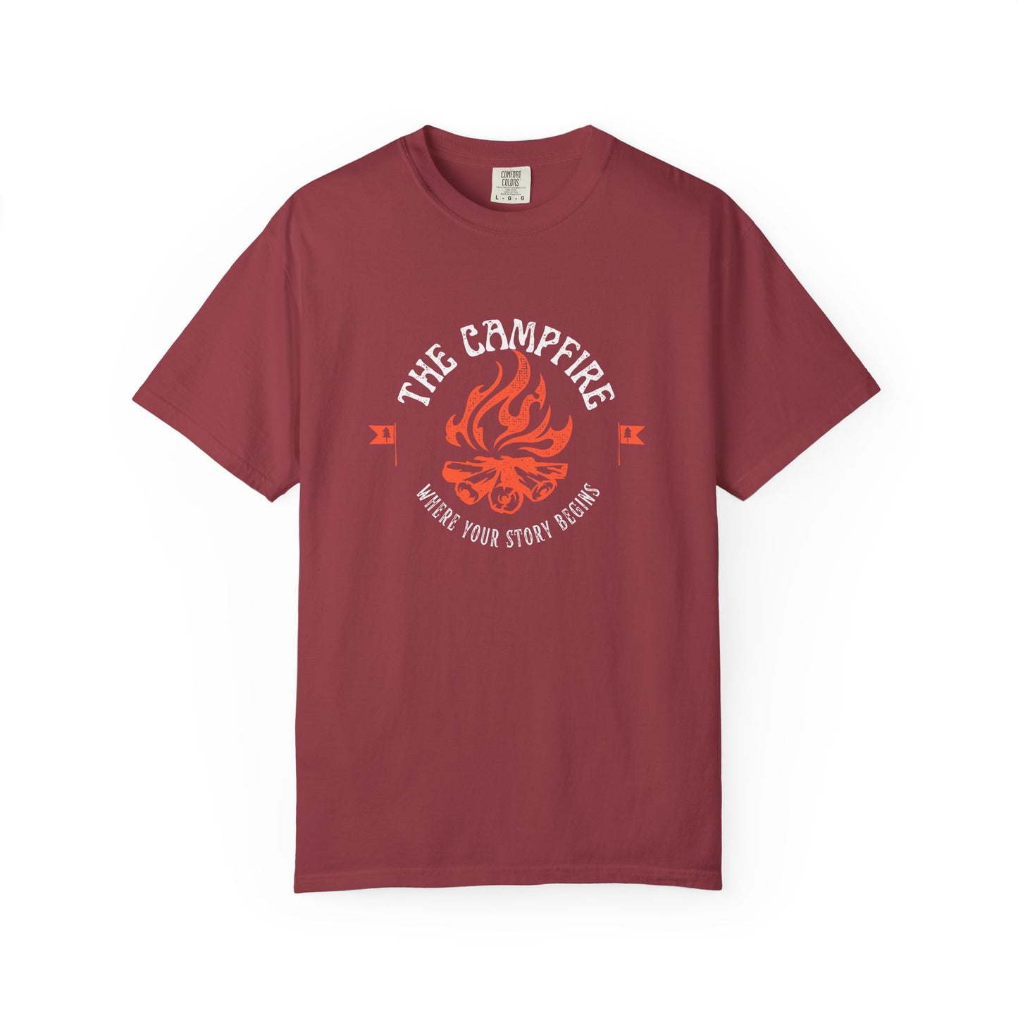 The Campfire T-Shirt | Where Your Story Begins Graphic Tee | Odyssey Camp & Co.