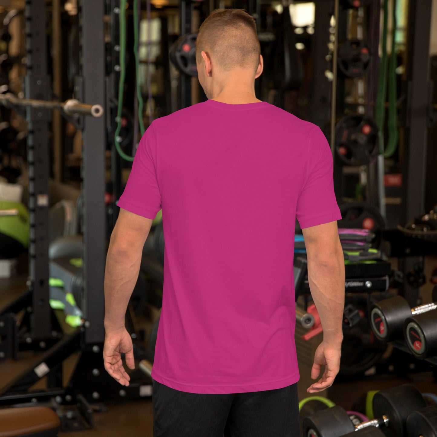 Born to bat forced to field cricket shirt berry back view | Funny Cricket T-Shirt | Odyssey Camp & Co.