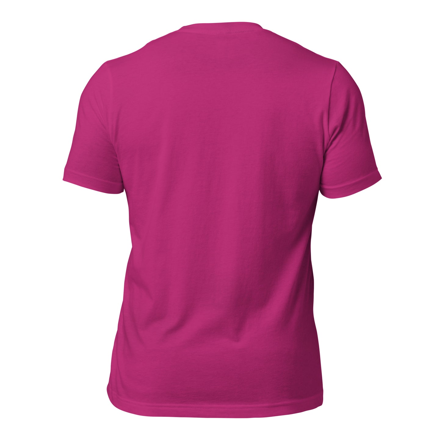 Born to bat forced to field cricket t-shirt berry back view | Funny Cricket T-Shirt | Odyssey Camp & Co.