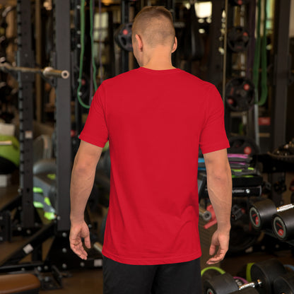 Born to bat forced to field cricket shirt red back | Funny Cricket T-Shirt | Odyssey Camp & Co.